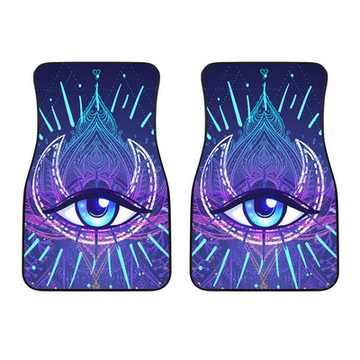 Third Eye Moon Mandala Car Floor Mats