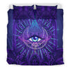 Third Eye Moon Mandala Duvet Cover Bedding Set