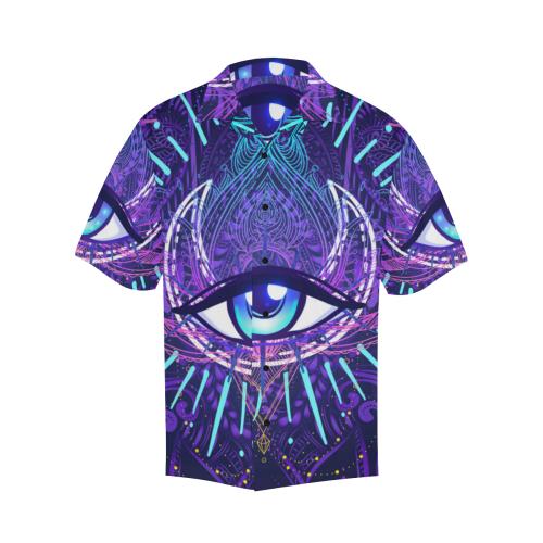 Third Eye Moon Mandala Men Hawaiian Shirt
