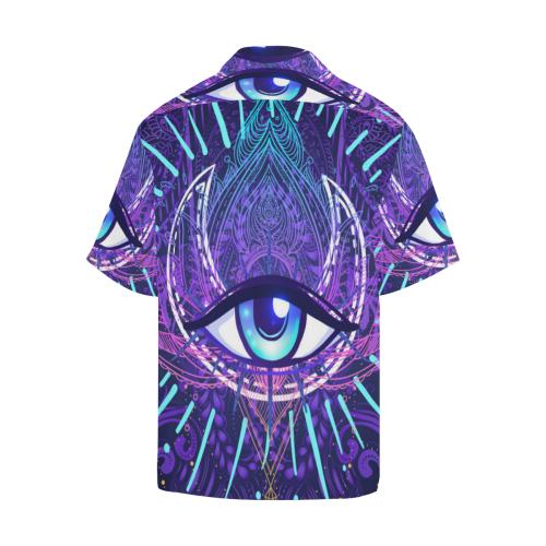 Third Eye Moon Mandala Men Hawaiian Shirt