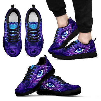 Third Eye Moon Mandala Men Sneakers