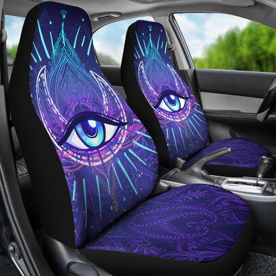 Third Eye Moon Mandala Universal Fit Car Seat Covers