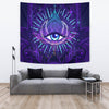 Third Eye Moon Mandala Wall Tapestry