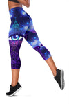 Third Eye Moon Mandala Women Capris