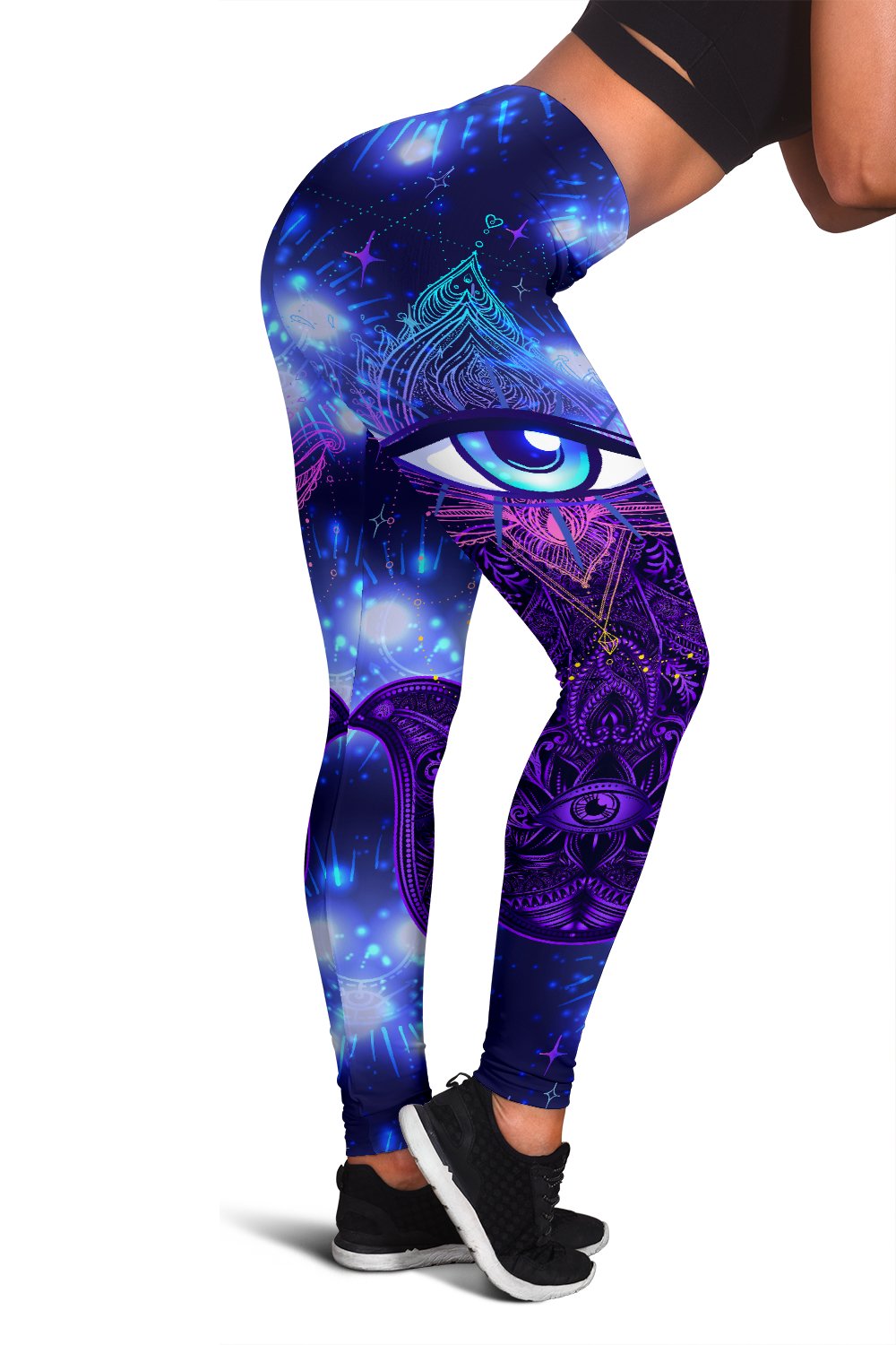 Third Eye Moon Mandala Women Leggings