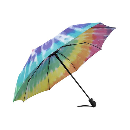 Tie Dye Automatic Foldable Umbrella