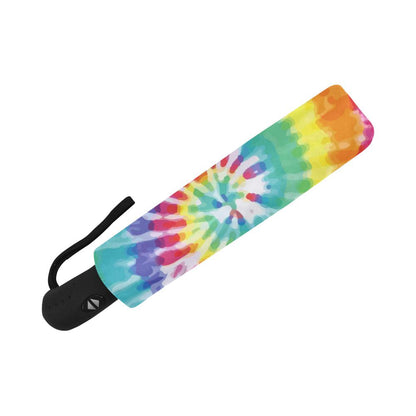 Tie Dye Automatic Foldable Umbrella