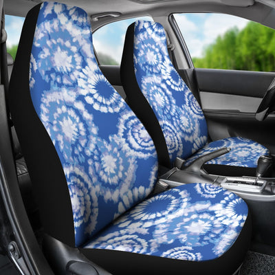 Tie Dye Blue Design Print Universal Fit Car Seat Covers-JorJune