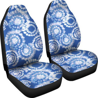 Tie Dye Blue Design Print Universal Fit Car Seat Covers-JorJune