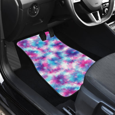 Tie Dry Blue Pink Car Floor Mats