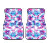 Tie Dry Blue Pink Car Floor Mats