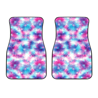 Tie Dry Blue Pink Car Floor Mats