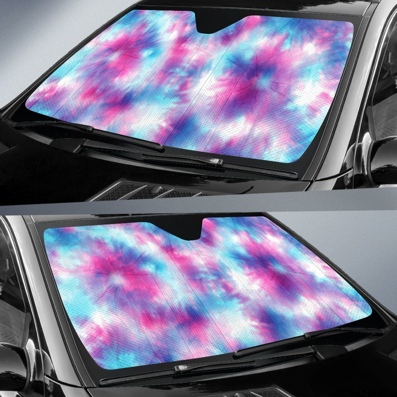 Tie Dye Blue Pink Car Sun Shade-JorJune