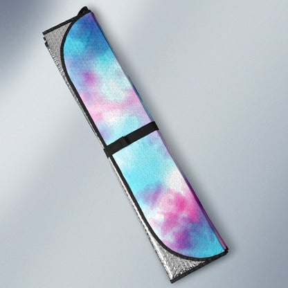 Tie Dye Blue Pink Car Sun Shade-JorJune