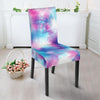 Tie Dye Blue Pink Dining Chair Slipcover-JORJUNE.COM