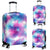 Tie Dry Blue Pink Luggage Cover Protector