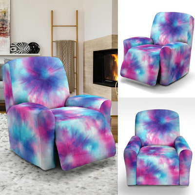 Tie Dye Blue Pink Recliner Slipcover-JORJUNE.COM