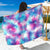 Tie Dye Blue Pink Sarong Pareo Wrap