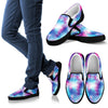 Tie Dye Blue Pink Women Slip On Shoes