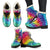 Tie Dye Faux Fur Leather Boots