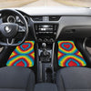 Tie Dry Heart shape Car Floor Mats