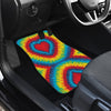 Tie Dry Heart shape Car Floor Mats