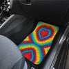 Tie Dry Heart shape Car Floor Mats