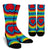 Tie Dry Heart shape Crew Socks