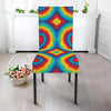 Tie Dye Heart shape Dining Chair Slipcover-JORJUNE.COM