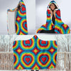 Tie Dye Heart shape Hooded Blanket-JORJUNE.COM