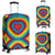 Tie Dry Heart shape Luggage Cover Protector