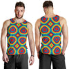 Tie Dye Heart shape Men Tank Top