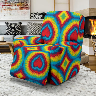 Tie Dye Heart shape Recliner Slipcover-JORJUNE.COM