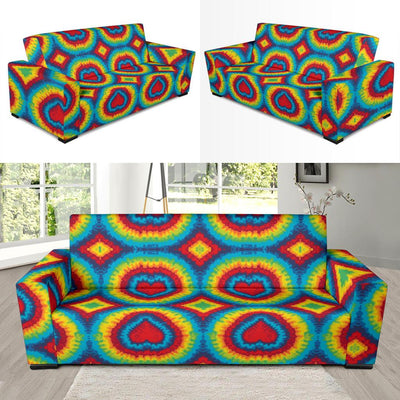 Tie Dye Heart shape Sofa Slipcover-JORJUNE.COM