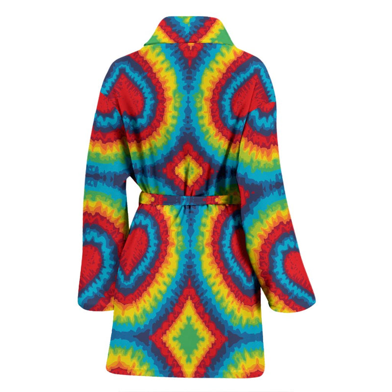 Tie Dye Heart shape Women Bath Robe