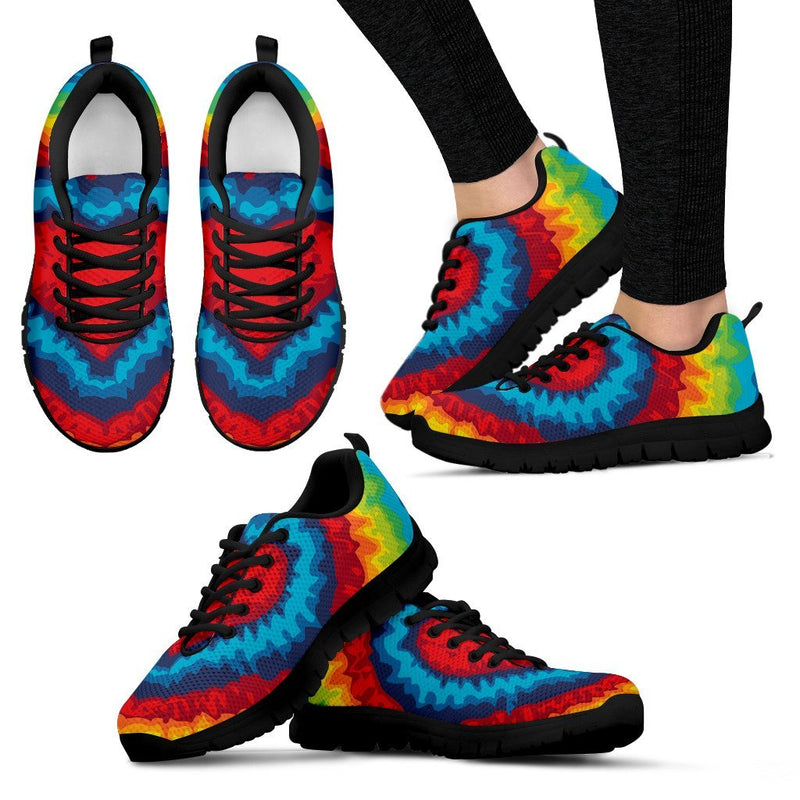 Tie Dye Heart shape Women Sneakers