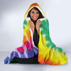Tie Dye Hooded Blanket-JORJUNE.COM