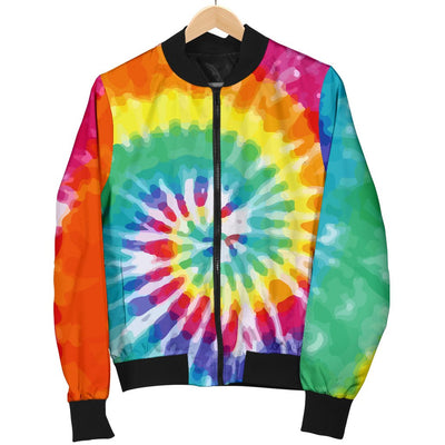 Tie Dye Men Casual Bomber Jacket