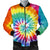 Tie Dye Men Casual Bomber Jacket