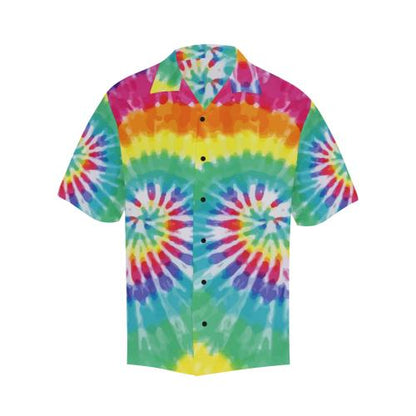 Tie Dye Men Hawaiian Shirt