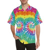 Tie Dye Men Hawaiian Shirt