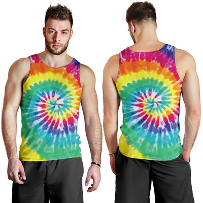 Tie Dye Men Tank Top