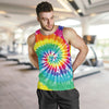 Tie Dye Men Tank Top