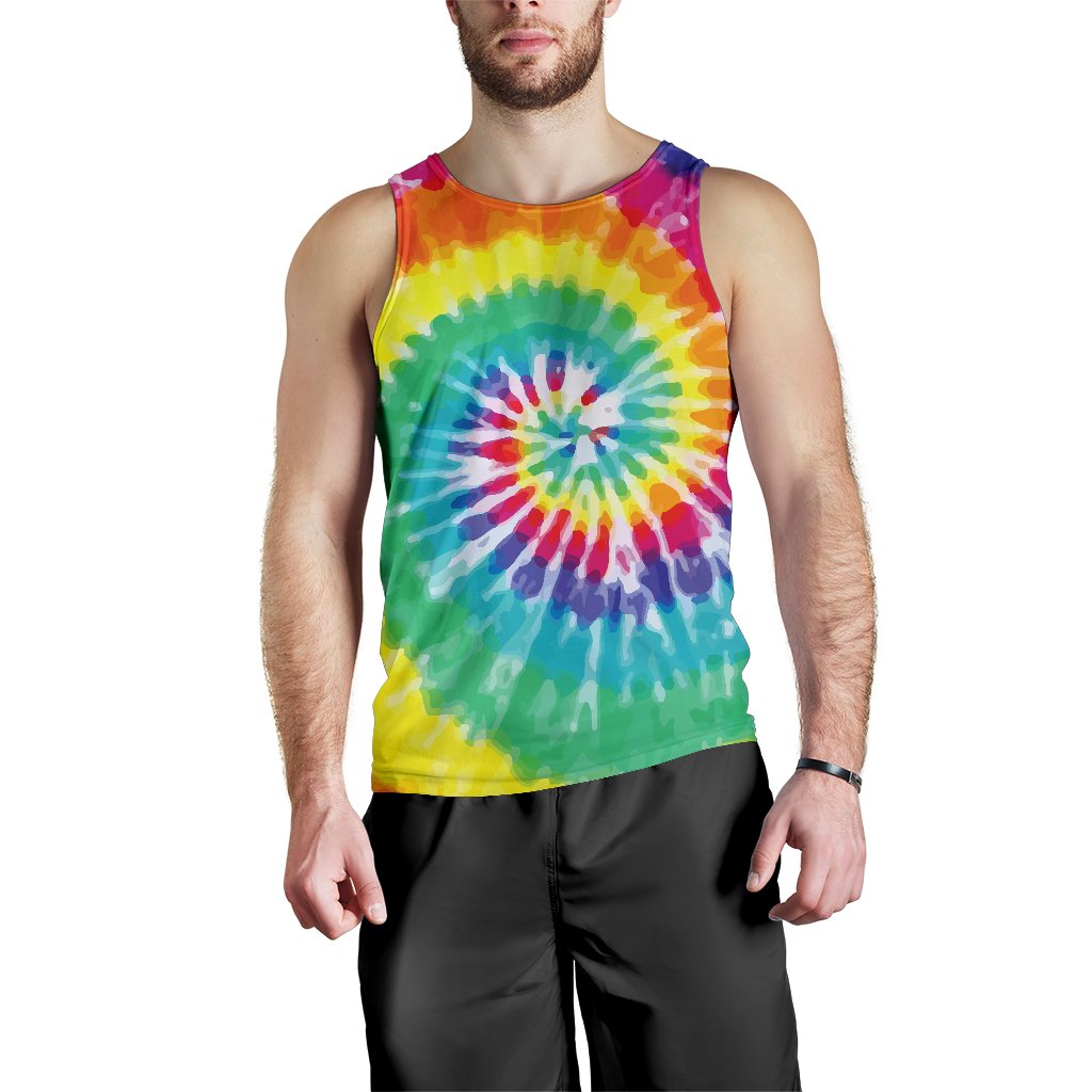 Tie Dye Men Tank Top