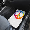 Tie Dry Peace Sign Car Floor Mats