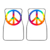 Tie Dry Peace Sign Car Floor Mats