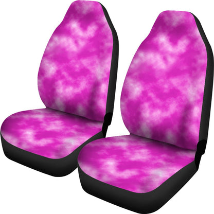 Tie Dye Pink Design Print Universal Fit Car Seat Covers-JorJune