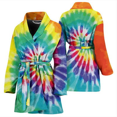 Tie Dye Women Bath Robe