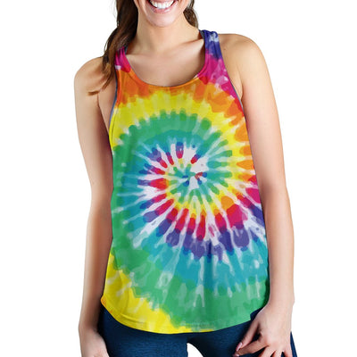 Tie Dye Women Racerback Tank Top