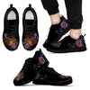 Tiger Head Floral Men Sneakers